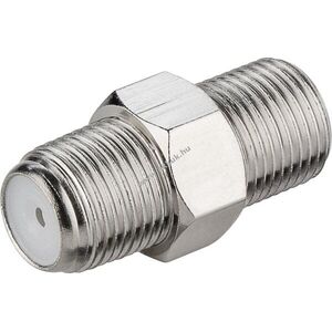 Goobay F-csatlakozó adapter F aljzat-F aljzat réz kép
