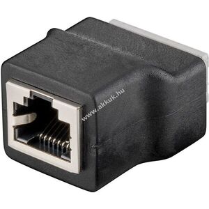 Goobay RJ45 aljzat 8P8C 8 tűs sorkapocs push-down rögzítéssel kép