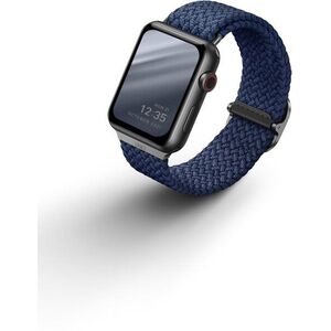 UNIQ Aspen Braided Szíj Apple Watch 44/42mm okosórához - kék kép