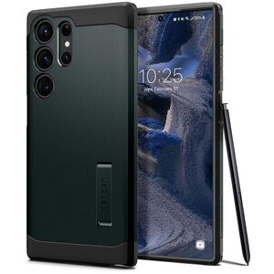Spigen Tough Armor Green Samsung Galaxy S23 Ultra tok kép