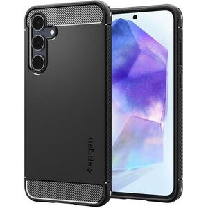 Spigen Rugged Armor Samsung Galaxy A55 fekete tok kép