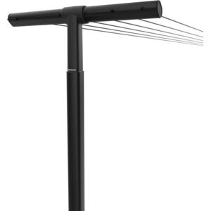 Brabantia HangOut ruhaszárító kötél rudakkal, 50 m - Black kép