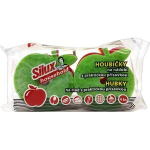 SILUX mosogatószivacs, almaalakú, 4 db kép