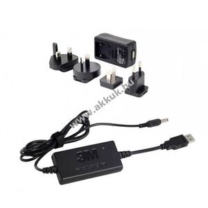 Helyettesítő akku 3M Peltor 230V/USB töltőkészlet ACK053 FR08/09 rádió adó-vevő kép