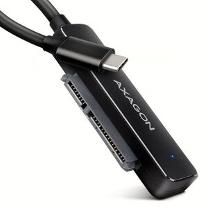 AXAGON ADSA-FP2C, USB-C 5Gbps > SATA 2, 5" SSD/HDD SLIM adapter, 20 cm-es kábel kép