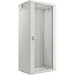 Lanberg Fali Rack Szekrény - 19'' 27U - Üvegajtó kép