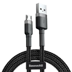 Baseus Cafule USB-Micro USB kábel 2A 3m (CAMKLF-HG1) - fekete-szürke kép