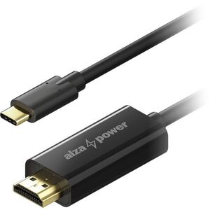 AlzaPower Core USB-C to HDMI 4K 2m - fekete kép