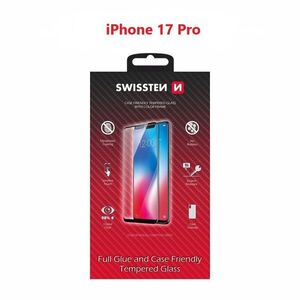 Swissten Case Friendly Apple iPhone 17 Pro üvegfólia - fekete kép