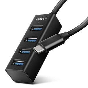 AXAGON HUE-M1C MINI Hub USB-C, metal kép