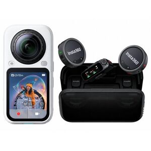 Insta360 X6 Standard Midnight White + Mic Pro (2 TX + 1 RX) kép