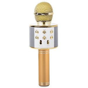 Verk 01377 Karaoke Bluetooth mikrofon, 1800mAh, arany kép