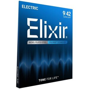 Elixir 12000 Polyweb Nickel 9-42 Super Light kép