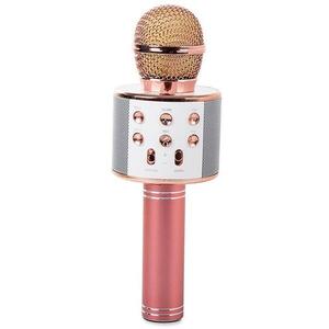 Verk 01377 Karaoke Bluetooth mikrofon, 1800mAh, világos rózsaszín kép