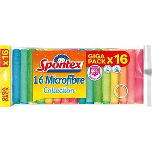 SPONTEX Collection mikroszálas kendő, 16 darab kép