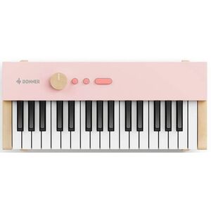 DONNER KIDO V-10 Mini Digital Keyboard 32 keys Light Pink kép