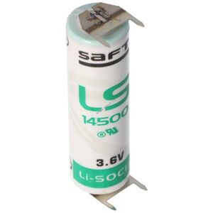 Saft LS14500 AA Mignon ceruza 3, 6V 2600mAh lítium elem 2 forrfül LiSOCI2 kép