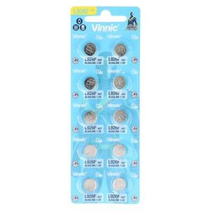 VINNIC AG7 SR927SW LR57 LR927 SR57 1, 5V 55mAh 10db/csomag gombelem Alkaline kép