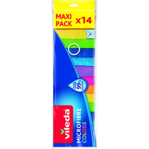 VILEDA Colors, mikroszálas kendő, 14 darab kép