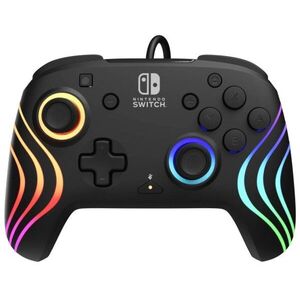 PDP Afterglow Wave Wired Controller, Nintendo Switch, fekete kép