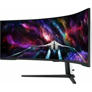 Samsung ívelt gaming 240hz va monitor 57" g95nc, 7680x2160, ... kép