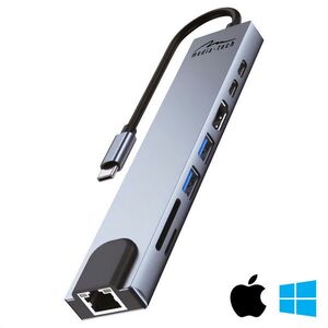 Media-Tech 8in1 GIGA LAN HUB kép