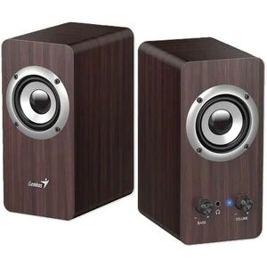 Genius SP-HF400 2.0 Aktív hangfal 10 Watt - Sötétbarna kép