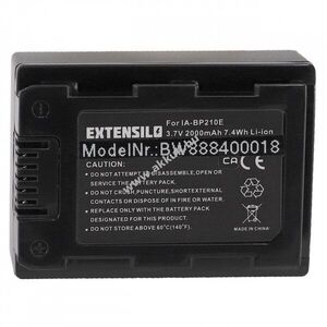 Helyettesítő EXTENSILO akku Samsung típus IA-BP210E 2000mAh kép