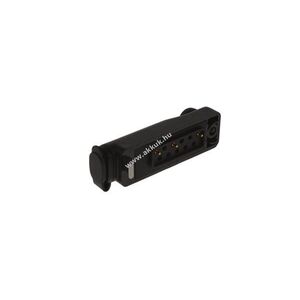 Helyettesítő adapter ultra slim 3, 5mm jack aljzat (2 tűs) Sepura STP8/9000 SC20 SC21 kép