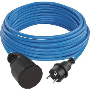 EMOS Időjárásálló kábel, 10 m, 1 aljzat, kék, szilikon, 230 V, 1, 5 mm2 kép