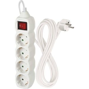 EMOS SCHUKO hosszabbító kábel kapcsolóval - 4 aljzat, 3 m, 1, 5 mm2 kép