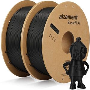 Alzament PLA Basic Dualpack 2x1kg Black kép