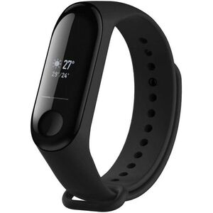 FIXED Silicone Strap Xiaomi Mi Band 3/4 - fekete kép