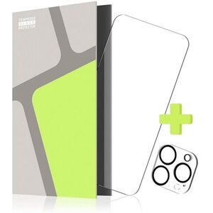 Tempered Glass Protector iPhone 15 Pro Max üvegfólia + kamera védő fólia - tokbarát kép