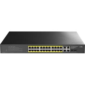 CUDY 24-Port Gigabit Light Managed PoE+ Switch with 2 GbE and 2 Combo Ports kép