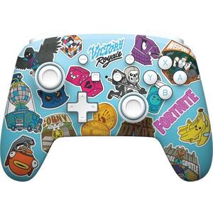 Enhanced Wireless Controller for Nintendo Switch Fortnite Sticker Mania (NSGP0290-01) kép