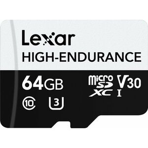Lexar High-Endurance 64 GB MicroSDXC UHS-I Class 10 memóriakártya kép