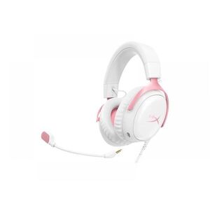HyperX Cloud III – Gamer (fehér/rózsaszín) Headset kép