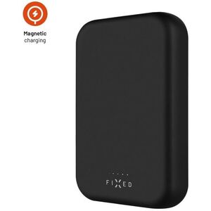 FIXED MagZen 2 10000mAh, vezeték nélküli töltés és MagSafe támogatás, fekete kép