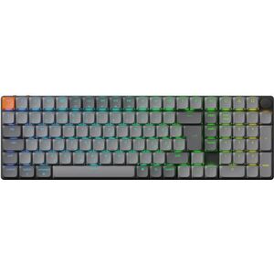 Keychron K17 Max, Low-profile Red Switch, Black - HU kép