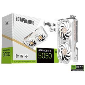 GeForce RTX 5050 Twin Edge White Edition OC 8GB GDDR6 128bit (ZT-B50500Q-10M) kép
