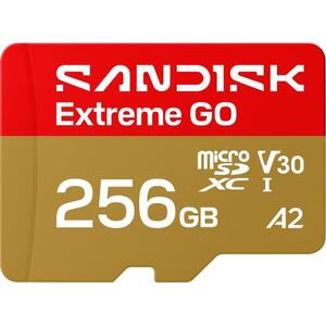 microSDXC Extreme GO 256GB C10/V30/A2/UHS-1 (SDSQXGN-256G-GN6MN) kép