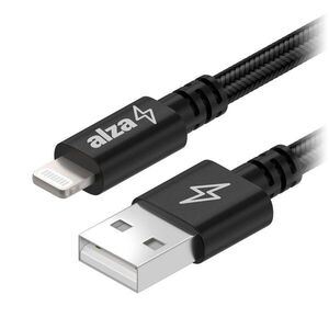 AlzaPower AluCore USB-A to Lightning MFi (C189) 2m, fekete kép
