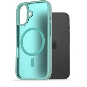 AlzaGuard Matte Case iPhone 16 Magsafe kékeszöld tok kép