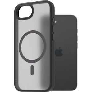 AlzaGuard Matte Case Compatible with Magsafe iPhone 16e / 17e fekete tok kép