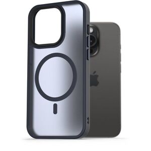 AlzaGuard Matte Case iPhone 15 Pro MagSafe sötétkék tok kép