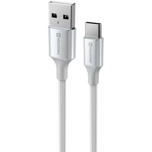 Swissten Textile II USB to USB-C 1, 5m, fehér kép