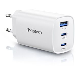 Choetech 2C1A 3ports PD65W GaN wall charger kép