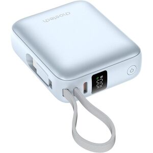 Choetech Mini 35W 10000mAh Power Bank with USB-C input/output Cable-- blue kép