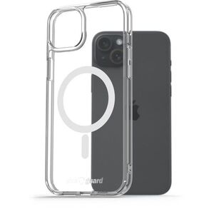 AlzaGuard Crystal Clear TPU Case Compatible with Magsafe iPhone 15 Plus tok kép